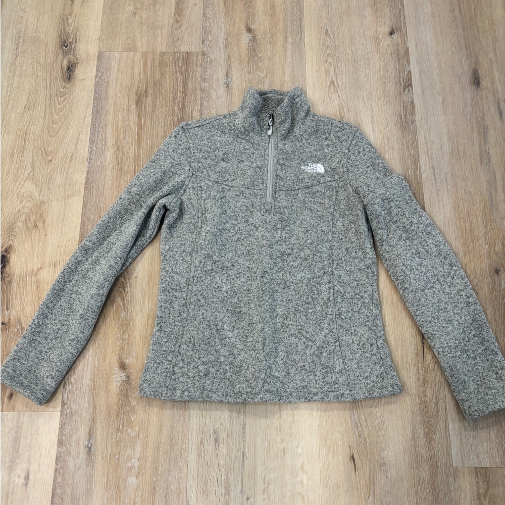 The North Face Heathered Gray Fleece Jacket